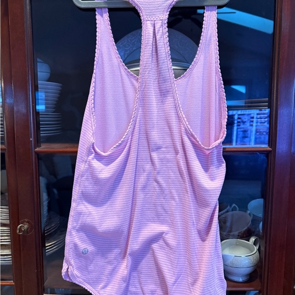 Lululemon Pink Racerback Tank Top - Picture 3 of 4